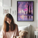Search for pink umbrella art Rain