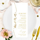 Search for thank you menus Reception