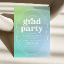 Search for turquoise graduation invitations Gradient