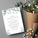 Search for foilage wedding invitations Eucalyptus
