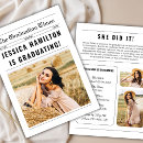 Search for newspaper graduation invitations announcements Unique