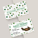 Search for for boy business cards Play date