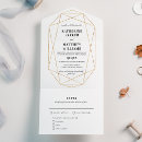Search for gems wedding invitations Geometric