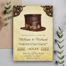 Search for leather wedding invitations Gothic