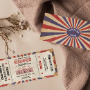 Search for carnival ticket invitations Retro