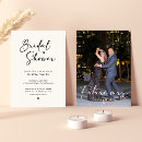 Search for black and ivory bridal shower invitations Simple