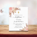 Search for rose christening invitations Floral