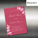 Search for magenta bridal shower invitations Elegant