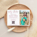 Search for photo baby girl shower invitations Simple