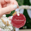 Search for romantic wedding key rings Bridesmaid