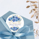 Search for dusty blue envelope seals Floral