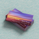 Search for relaxing business cards Sunset