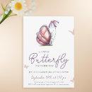 Search for butterfly baby girl shower invitations Purple