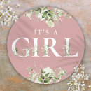 Search for modern its a girl stickers Floral
