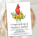 Search for cardinal invitations In loving memory