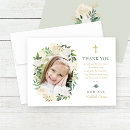 Search for first holy communion thank you cards Greenery