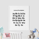 Search for white letter posters Alphabet