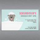 Search for bubble business cards Dog groomer