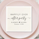 Search for happily ever after napkins Simple