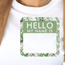 Search for hello my name is tag stickers Blank