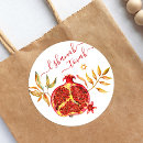 Search for red pomegranate stickers Jewish new year
