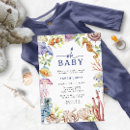 Search for purple seahorses postcards Baby shower
