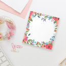 Search for flower monogram notepads For her