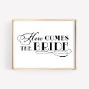 Search for here comes the bride wedding signs Ring bearer
