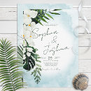 Search for water wedding invitations Modern