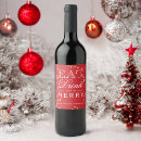 Search for christmas wine labels Red