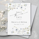 Search for winter wedding save the dates Simple minimalist