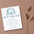 Search for stylish baby boy shower invitations Boho