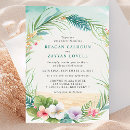 Search for tropical foliage wedding invitations Floral