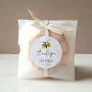 Search for lemon thank you stickers Elegant