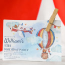 Search for aviation birthday invitations Aeroplane