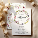 Search for wreath baby shower invitations A little wildflower