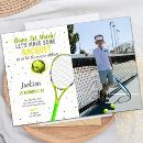 Search for tennis party invitations Boy