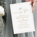 Search for post breakfast wedding invitations Calligraphy