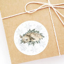 Search for green winter stickers Watercolor