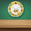Search for sunflower clocks Modern