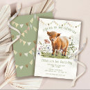 Search for cow 1st birthday invitations Boy