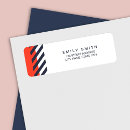 Search for blue orange return address labels Colourful