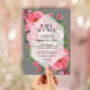 Search for pink and grey invitations Watercolor flowers