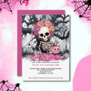 Search for scary halloween invitations Pink