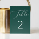 Search for emerald table cards Minimal