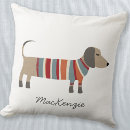 Search for sausage dog cushions Dachshund