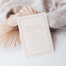 Search for modern elegant bridal shower invitations Minimal