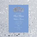 Search for royal blue princess sweet 16 invitations For her