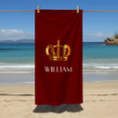 Search for crown beach towels Gold
