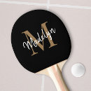 Search for gold ping pong paddles Girly